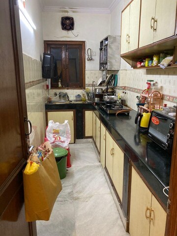 Kitchen in 2 BHK Builder Floor at Green Park – for Rent