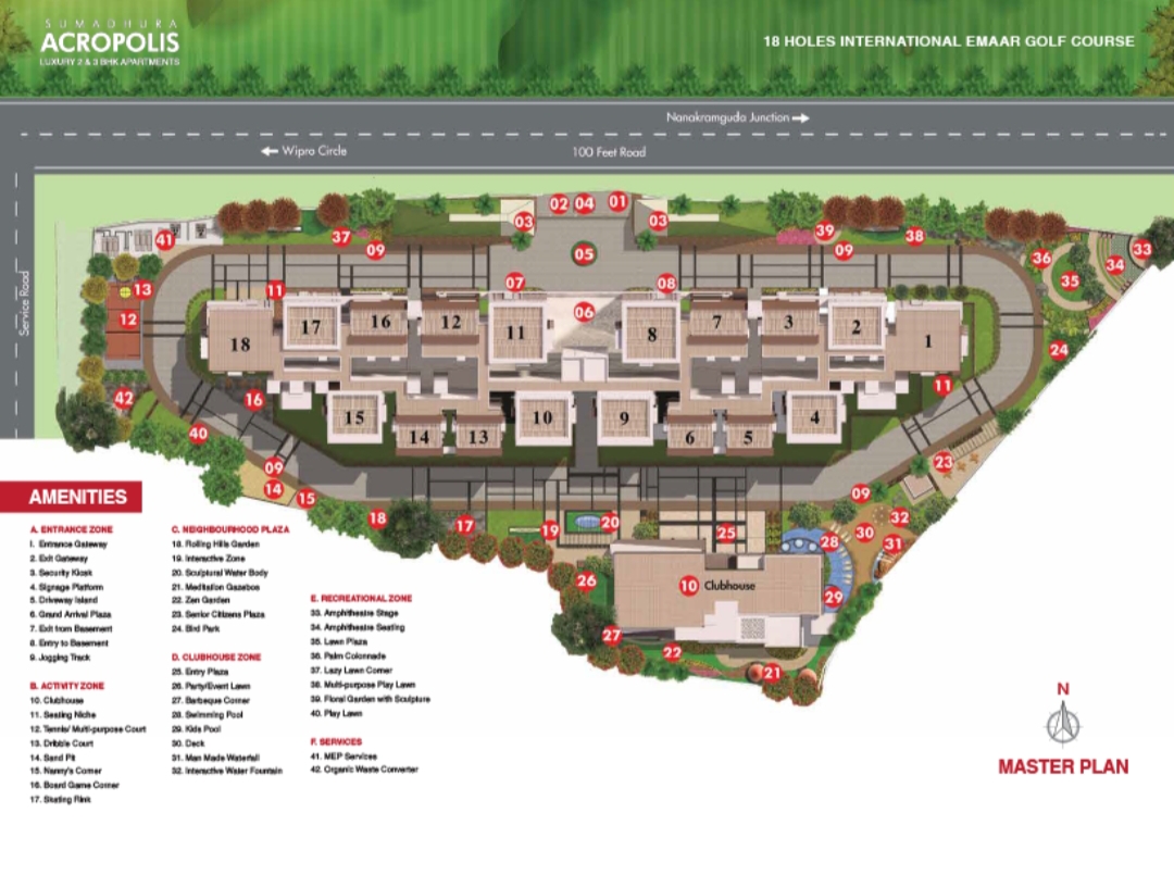 2 BHK Apartment For Rent in Sumadhura Acropolis