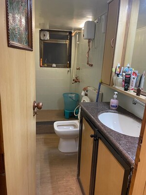 Attached Bathroom in 2 BHK Apartment at Sadguru Complex I, Goregaon East – for Sale