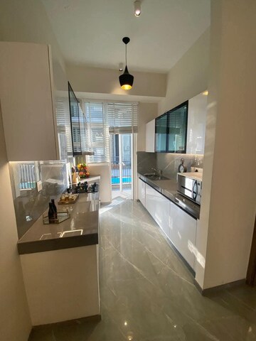 Kitchen in 2.5 BHK Builder Floor at Smart World Gems, Sector 89 – for Rent