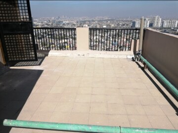 Balcony in 3 BHK Apartment at Amrapali Platinum, Sector 119 – for Rent
