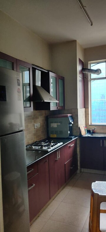 Kitchen in 3 BHK Apartment at Ansal Sushant Apartments, Sushant Lok I – for Rent