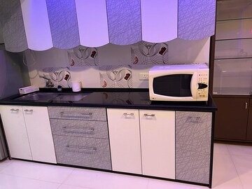 Kitchen in 3 BHK Apartment at L Amour Apartment, Bandra West – for Rent