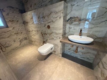 Bathroom in 4 BHK Apartment at Lodha Grandeur, Prabhadevi – for Sale