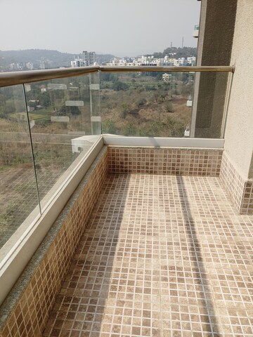 Balcony in 3 BHK Apartment at Axis Paradigm Whistling Meadows, Paud Road – for Rent