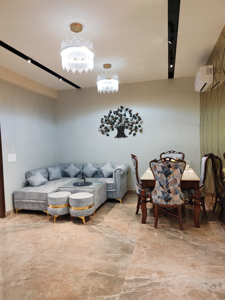 Living Room, trishla-city 2 Bedroom 1250 Sq.Ft. Apartment In Patiala Road Zirakpur 8951961