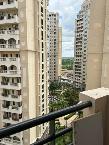 Balcony in 4 BHK Apartment at Purvanchal Royal City, Chi V Greater Noida – for Rent