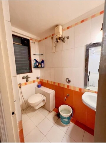Bathroom in 3 BHK Apartment at Neelgiri Apartment Belapur, Cbd Belapur – for Rent