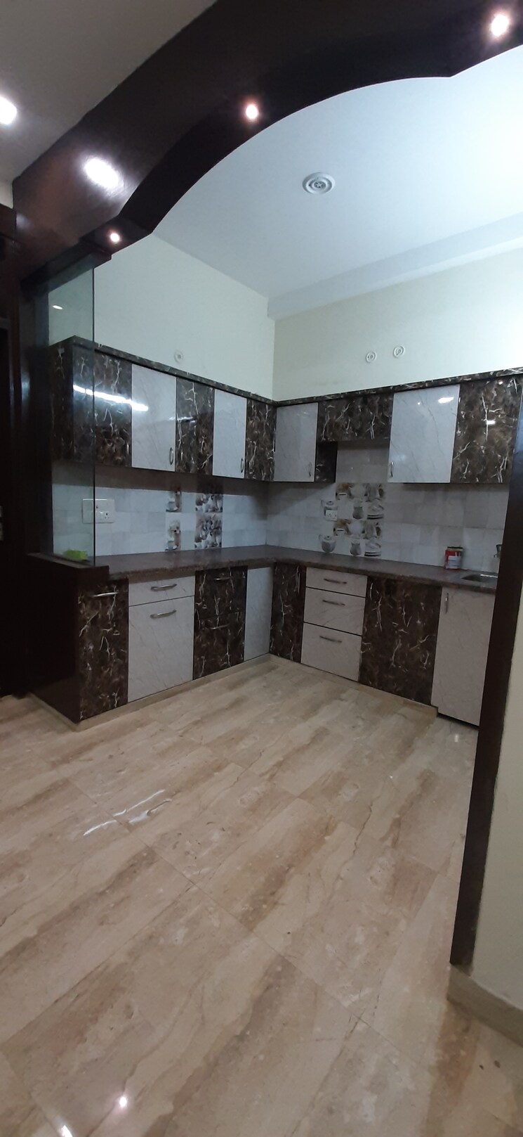 Kitchen, land-craft-golf-links-villa 3 Bedroom 100 Sq.Yd. Builder Floor In Pandav Nagar Ghaziabad 8952029