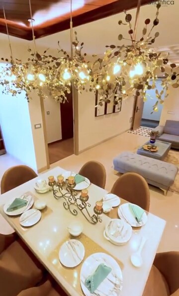 Living Room in 3.5 BHK Apartment at Gandhi Path – for Sale