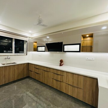 Kitchen in 3 BHK Apartment at Vaishali Nagar – for Rent