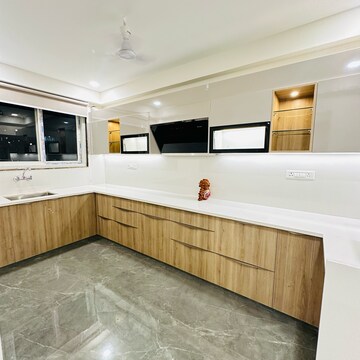 Kitchen in 3 BHK Apartment at Vaishali Nagar – for Rent