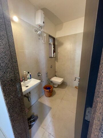 Bathroom in 1 BHK Apartment at Puranik Rumah Bali, Ghodbunder Road – for Rent