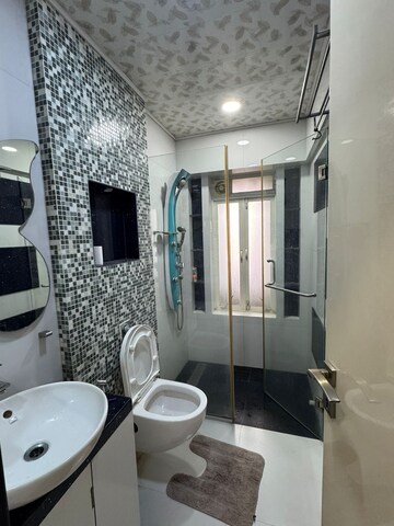 Bathroom in 2 BHK Apartment at Oshiwara Mhada, Andheri West – for Rent