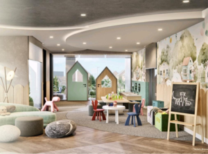 Living Room in 1 BHK Apartment at Chandak 34 Park Estate, Unnat Nagar – for Sale