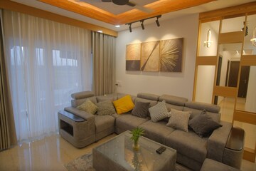 Living Room in 3 BHK Apartment at Advaitha Aksha, Koramangala – for Sale