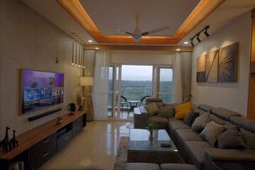 Living Room in 3 BHK Apartment at Advaitha Aksha, Koramangala – for Sale