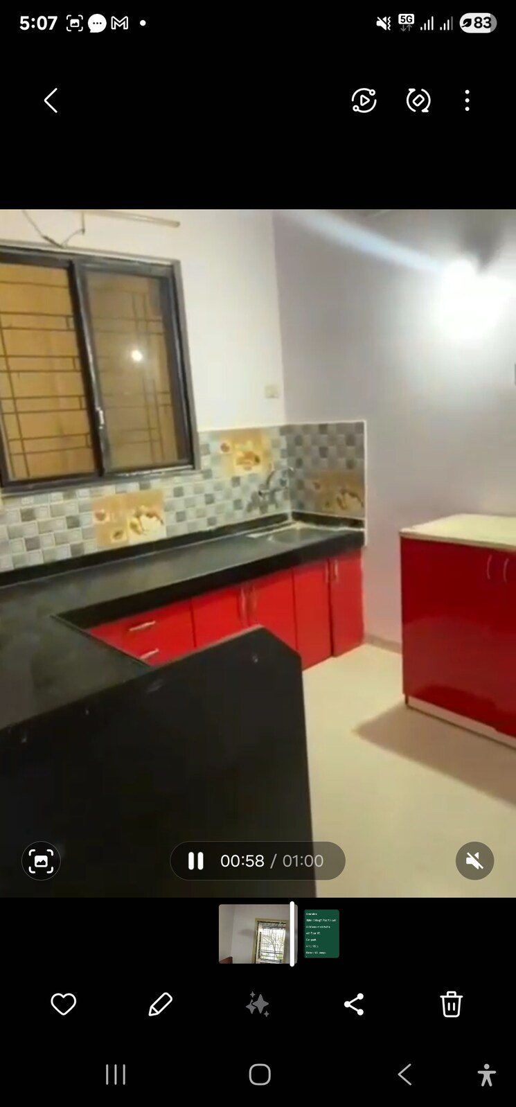 Kitchen, manik-moti 1 Bedroom 610 Sq.Ft. Apartment In Satara Road Pune 8952562