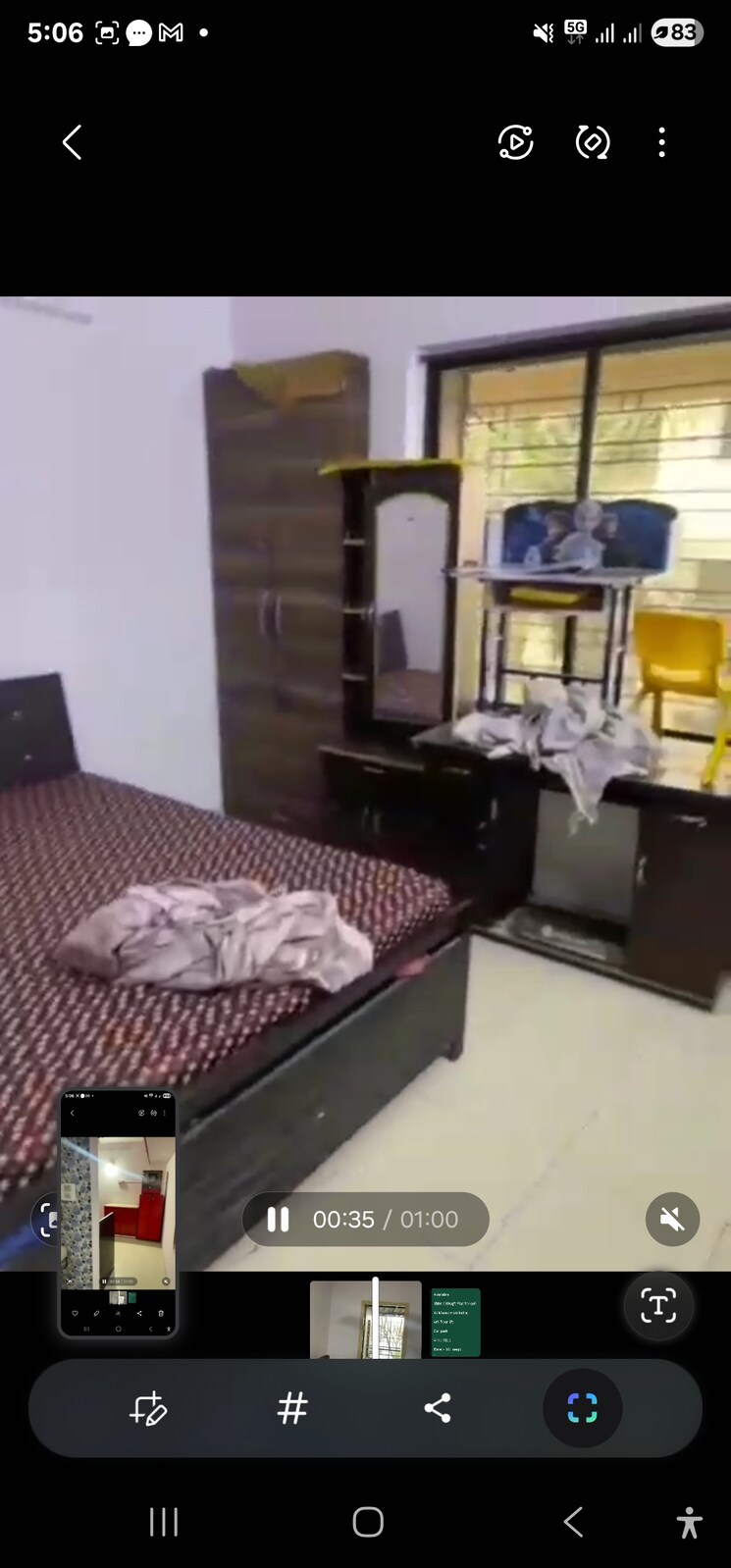 Bedroom, manik-moti 1 Bedroom 610 Sq.Ft. Apartment In Satara Road Pune 8952562