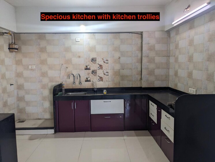 Kitchen, fossil-fiesta 2 Bedroom 1150 Sq.Ft. Apartment In Dhankawadi Pune 8952621