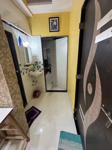 Bathroom in 1 BHK Apartment at Velocity Hill Spring, Ghodbunder Road – for Rent