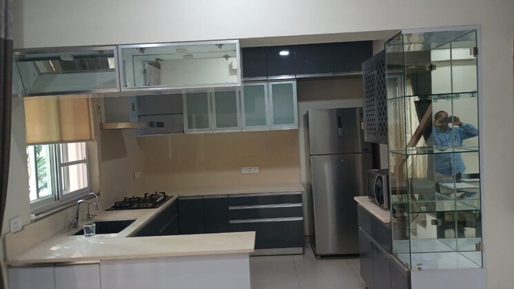 Kitchen, babukhan-lakefront 4 Bedroom 3400 Sq.Ft. Villa In Kokapet Hyderabad 8952698
