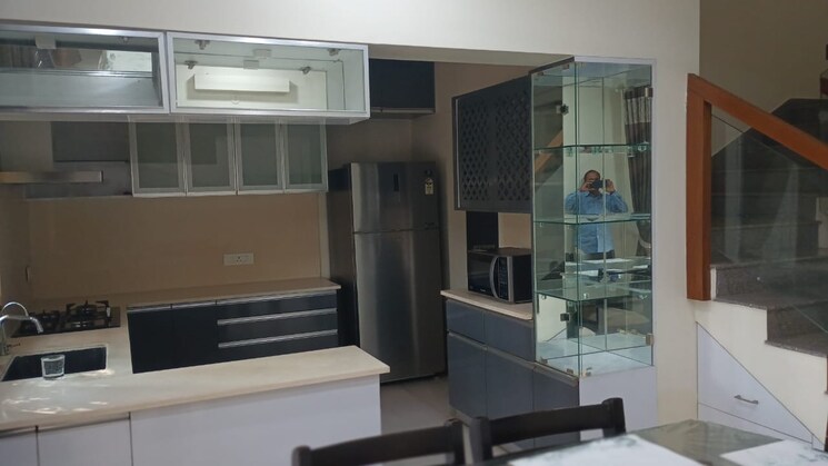 Kitchen, babukhan-lakefront 4 Bedroom 3400 Sq.Ft. Villa In Kokapet Hyderabad 8952698