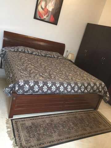 Bedroom in Studio Builder Floor at Panchshil Avant Garde, New Friends Colony – for Rent