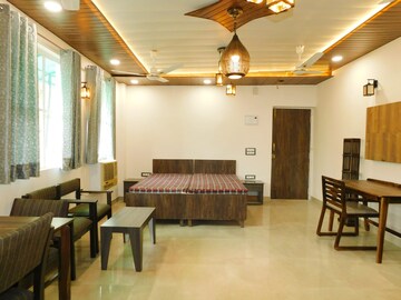 Living Room in Studio Builder Floor at Green Park – for Rent