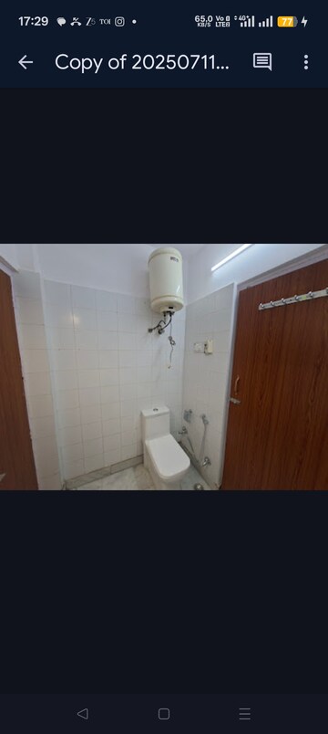 Bathroom in 3 BHK Builder Floor at Uday Park – for Rent
