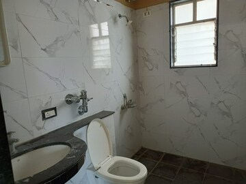 Bathroom in 3.5 BHK Apartment at Nyati Equatorial, Bavdhan – for Rent