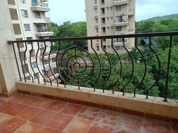 Balcony in 3.5 BHK Apartment at Nyati Equatorial, Bavdhan – for Rent