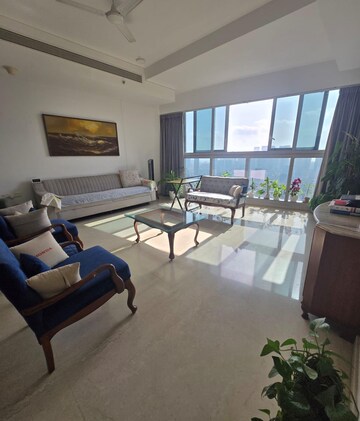 Living Room in 4 BHK Apartment at Prabhadevi – for Sale