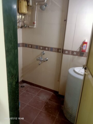 Bathroom in 1 BHK Apartment at Yashraj Park CHS, Kasarvadavali – for Rent