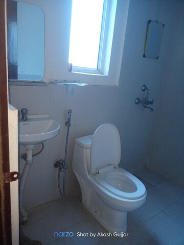 Bathroom in 2.5 BHK Builder Floor at Smart World Gems, Sector 89 – for Rent