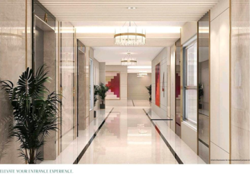 Building Lobby in 2 BHK Apartment at LnT Elixir Reserve, Paspoli – for Sale