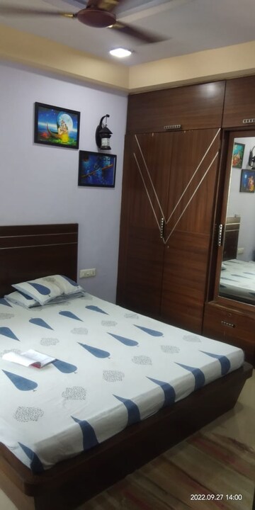 Bedroom in 2 BHK Apartment at Sahaj Solarium, Vasna – for Rent