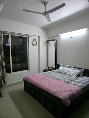 Bedroom in 2 BHK Apartment at Sahaj Solarium, Vasna – for Rent