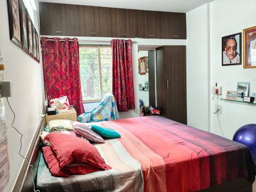Bedroom in 3 BHK Apartment at Om The Hillside, Bavdhan – for Rent
