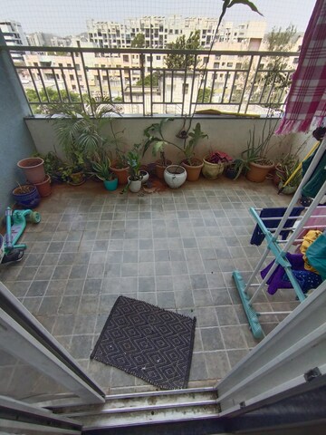 Balcony in 2 BHK Apartment at Rupali Heights Dahanukar Colony, Kothrud – for Rent