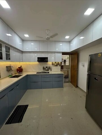 Kitchen in 2 BHK Villa at Clover Highlands Row House, Kondhwa – for Rent