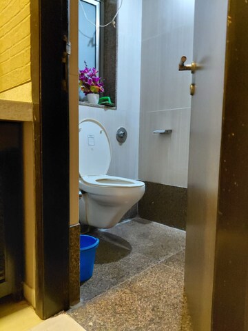 Bathroom in 2.5 BHK Apartment at Kalpataru Siddhachal Elegant, Vasant Vihar – for Rent