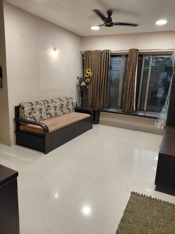 Living Room in 2.5 BHK Apartment at Kalpataru Siddhachal Elegant, Vasant Vihar – for Rent