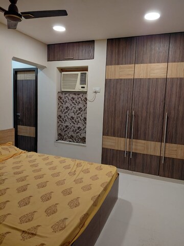 Bedroom in 2.5 BHK Apartment at Kalpataru Siddhachal Elegant, Vasant Vihar – for Rent