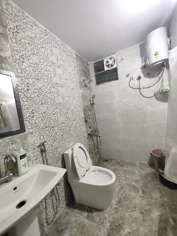 Bathroom in 3 BHK Apartment at Kuteer Arcade, Koramangala – for Rent