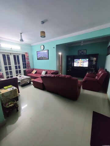Living Room in 3 BHK Apartment at Kuteer Arcade, Koramangala – for Rent