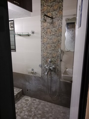 Bathroom in 3 BHK Penthouse at Green Acres Apartment, Waghbil – for Sale