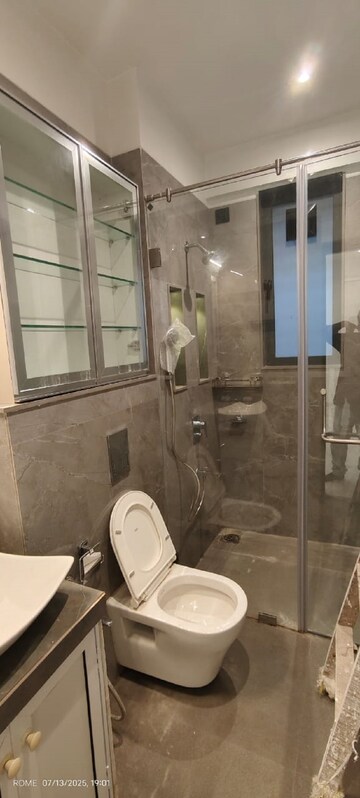 Bathroom in 2 BHK Apartment at Khar West – for Rent