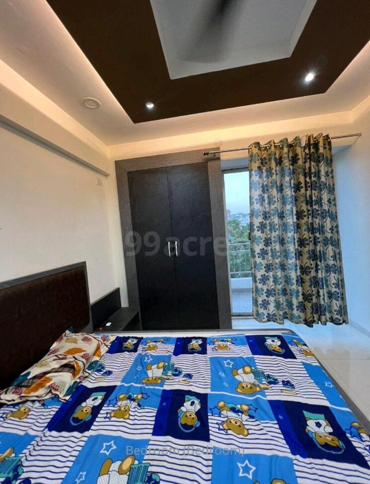 Bedroom, blue-27th-avenue 3 Bedroom 1055 Sq.Ft. Apartment In Bavdhan Pune 8953774