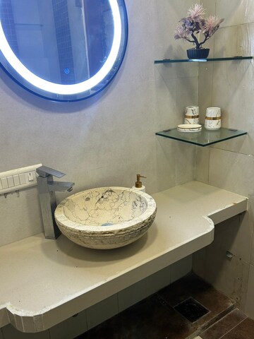 Bathroom in 2 BHK Apartment at Khar West – for Rent